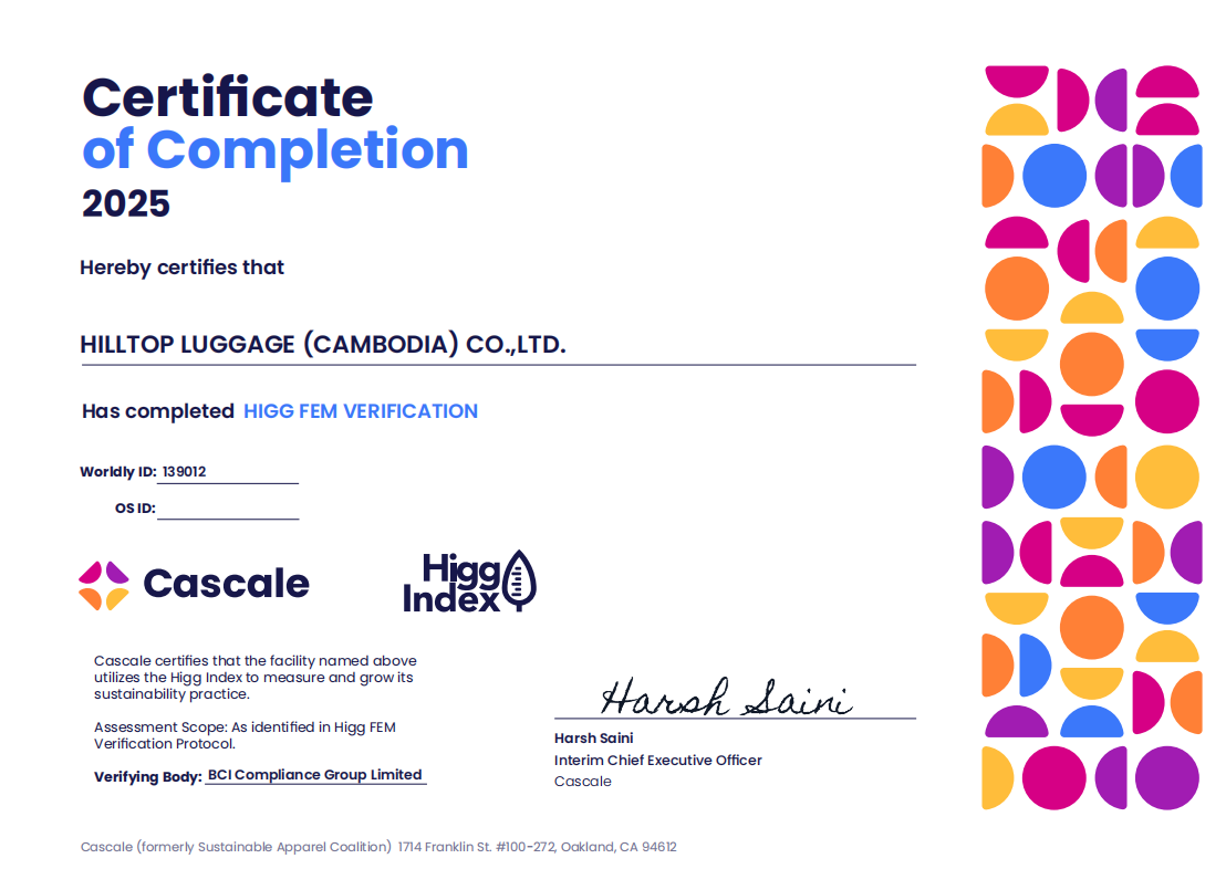 Complete certificate