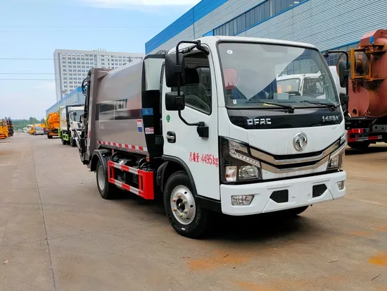Dongfeng Fleksibel Tangkas 4X2 6cbm Kenderaan Mampatan Tolak Kecil1