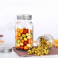 Classics Style 250ml/300ml/380ml/500ml/ Pickle Jars Jam Container Honey Mason Jars With Canning Lid1