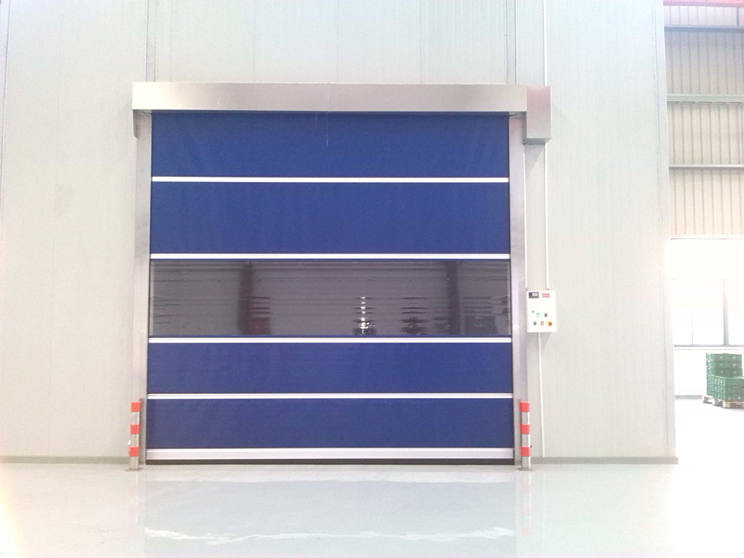 Exterior use big size pvc high speed rolling doors