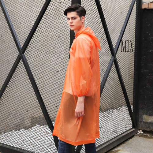 शहर के आवागमन परिदृश्यों के लिए हल्का पारदर्शी रेनकोट