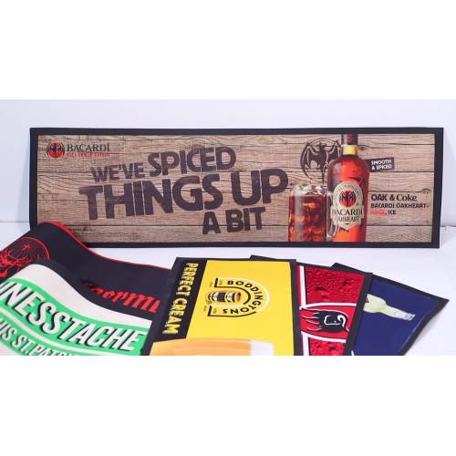 Cool Premium Rubber beer bar mats with custom size table bar runner1