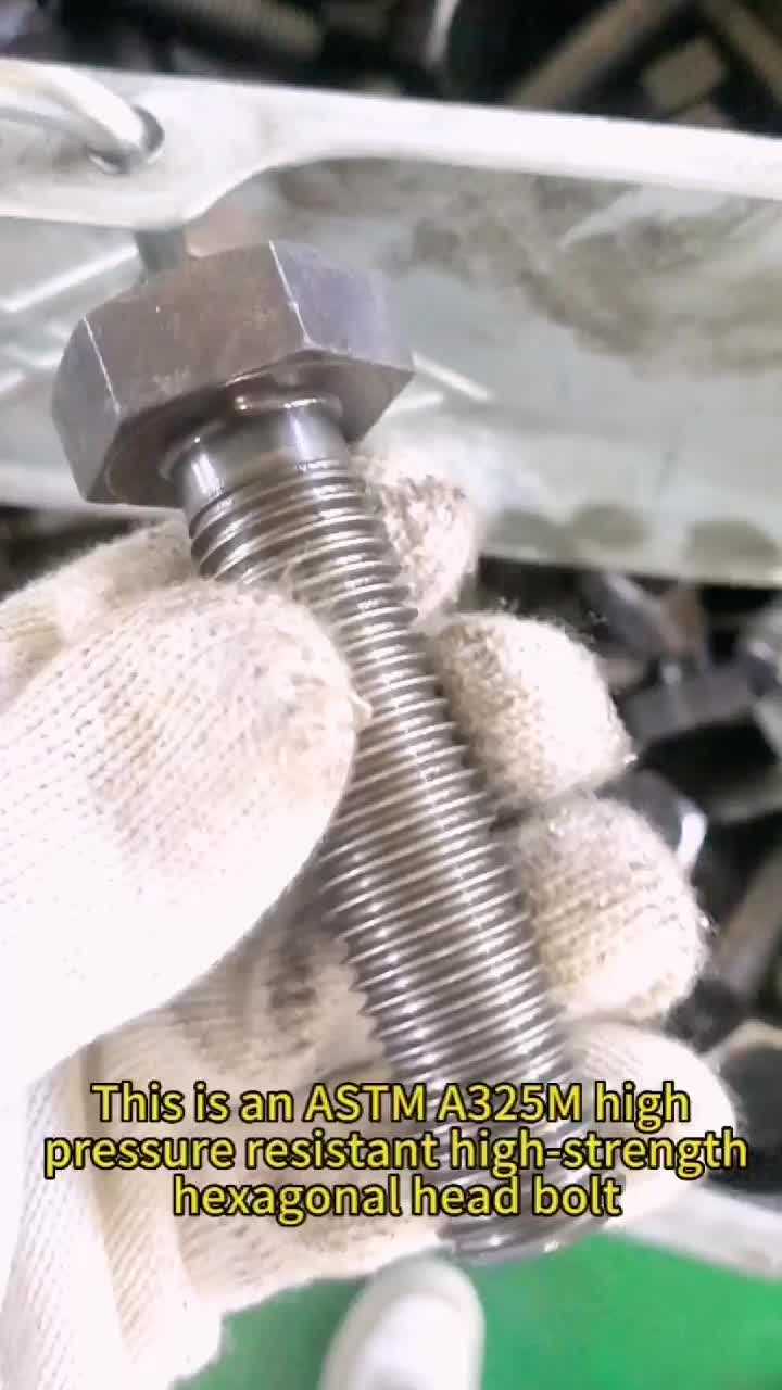 High strength hexagonal bolt