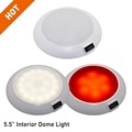 5.5 Inch White Plastic Low Profile LED Dome Interior Light1