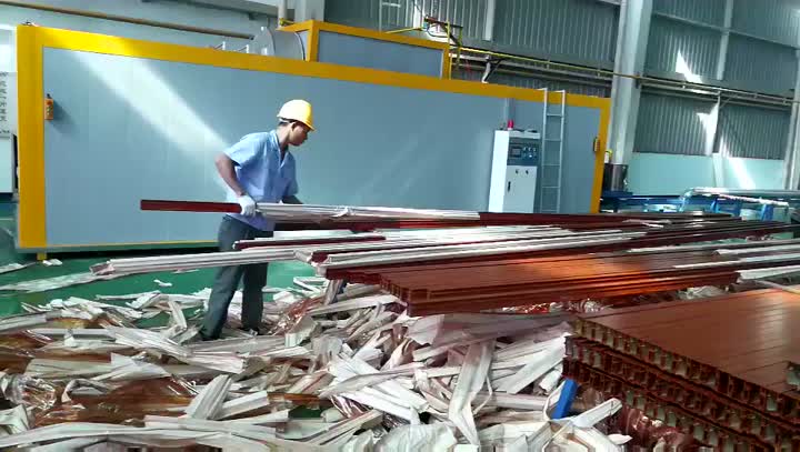 Ligne de production d&#39;imitation de grain de bois pour l&#39;aluminium