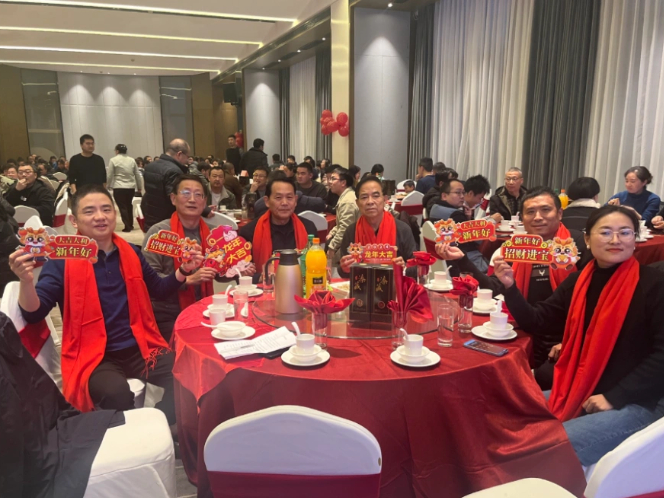 People Celebrating New Year at Banquet