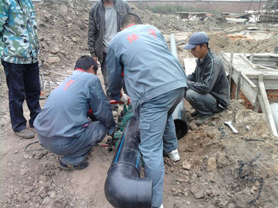 Étapes de construction du tuyau PE pour l'approvisionnement en eau