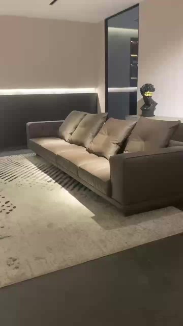 Dylan sofa, the use of cowhide fabric
