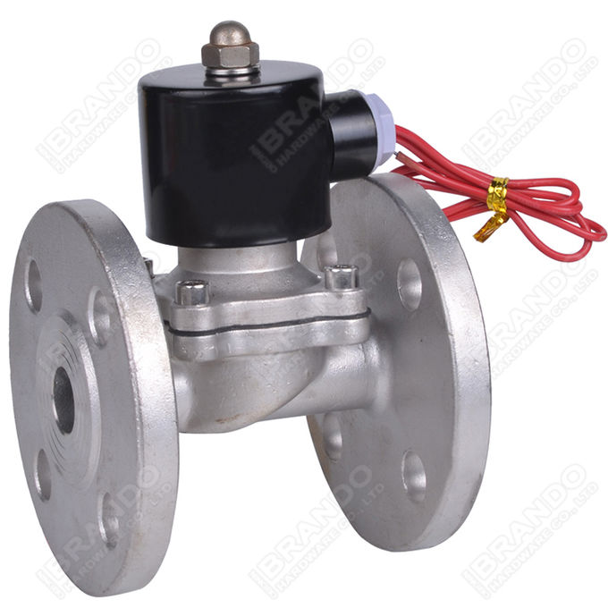 1/4'' 2 Way NO PTFE Seal Stainless Steel Solenoid Valve 24V 220V 6