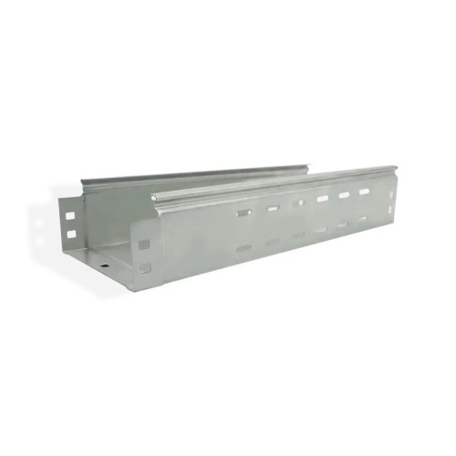 How does the Fiber Cable Tray End Cup protect the cable system from external interference?