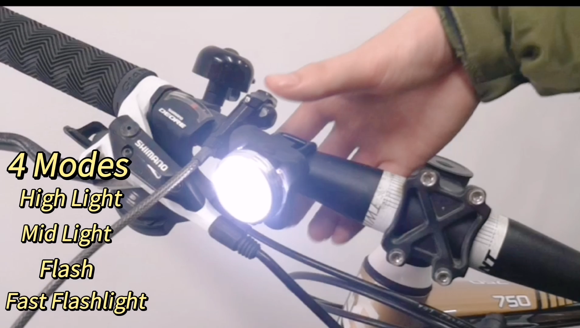 Waterproof Long Range USB Rechargeable Bicycle Light Bike Lights Front Back Bike Headlight Scooter Light Set1