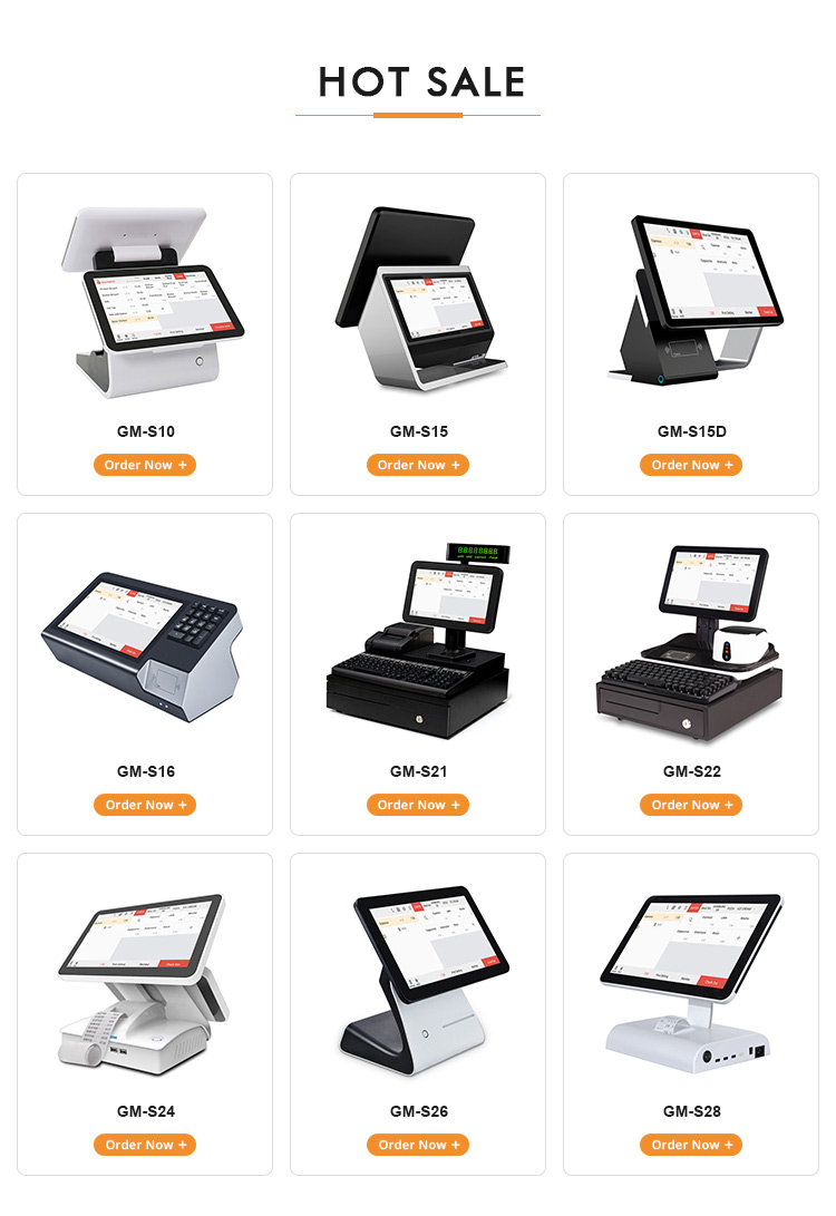 Dual Capacitive screen POS