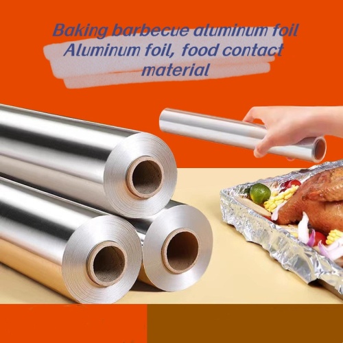 Barbecue disposable high temperature foil roll oven paper thickened aluminum foil fish baking foil