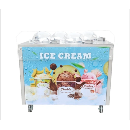 Wie mache ich Eis in einer Eismaschine?