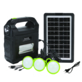 DT-9026 Solar-Powered Outdoor Emergency Light with 3 LED Bulbs1