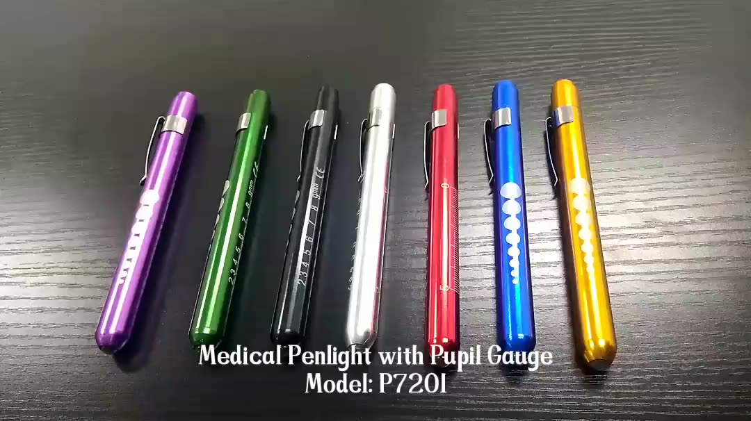 Ophthalmic Warm Yellow Light Torch Pen With Degree Scale1