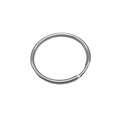Rust-Proof Split Key Rings with Round Edge - Stainless Steel DIY Keyrings1