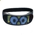 Programmable LED Screen Glasses - Fashionable Shining Eyewear1