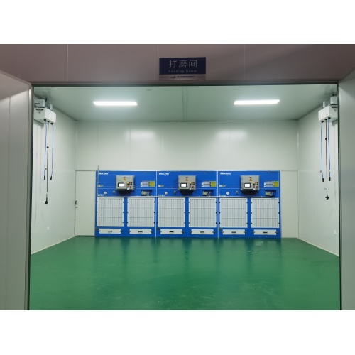 Grinding dust room purification system