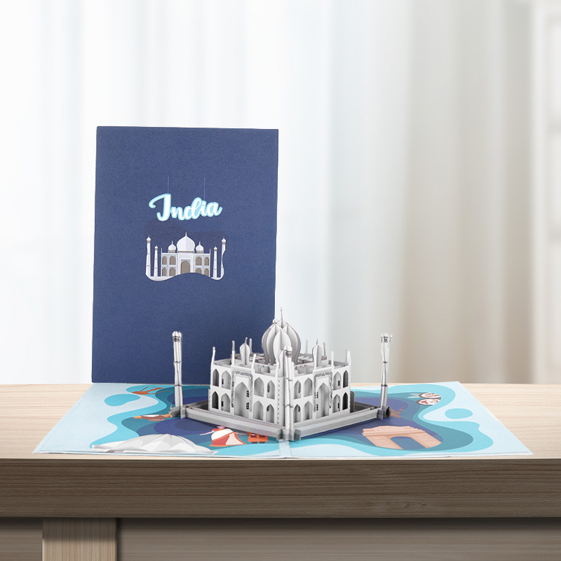 Biglietto pop-up Taj Mahal