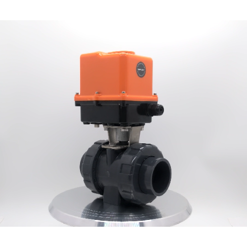 UPVC electric ball valve 24VDC 220VAC