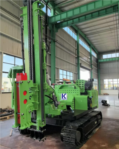 El martinete portátil alimentado por energía solar es adecuado para operaciones de campo y ayuda a lograr una cobertura total de la construcción fotovoltaica.