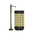 Modern Stainless Steel Wash Basin with Blue Illuminated Light1