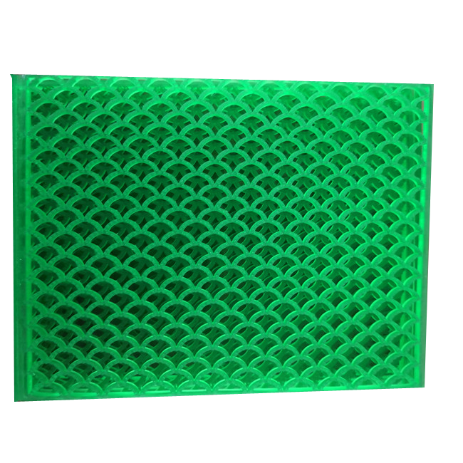 Anti-Skid Transparent PVC Hexagon Floor Matte / Nicht-Schlupfbad-Mat1