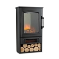 2000W Freestanding Electric LED Flame Burning Fireplace Heater1
