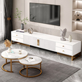 TV cabinet simple modern living room home landing 2023 new light luxury coffee table TV cabinet combination1