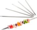 Stainless Steel BBQ Skewers with Belt Hook1