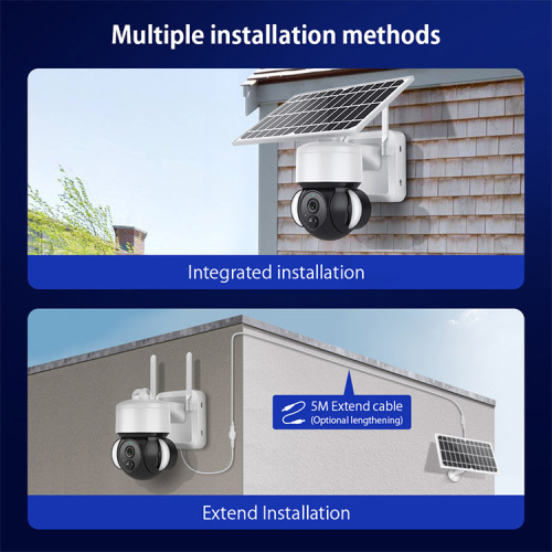 How do solar surveillance cameras work?