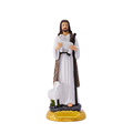 8-inch Catholic Shepherd Jesus Statue: A Resin Sculpture Decoration with Base - Ideal Religious Gift1