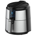 1500W Digital Control 5.0L Stainless Steel Air Fryer: Touch Panel Technology for Healthy Cooking1