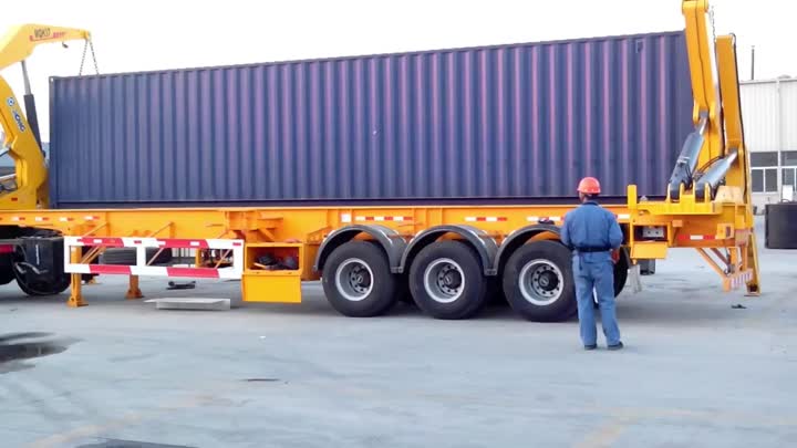 Side Loader Container Trailer