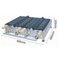 Hot Professional 12 Piece Fish Waffle Maker Machine | Gas Taiyaki Maker1