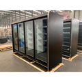 4 Glass Door Beverage Upright Chiller Display Fridge - Refrigeration Equipment Factory Price1