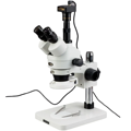 AmScope 3.5X-90X 144-LED Zoom Stereo Microscope with Soldering Kit and 3MP Camera1