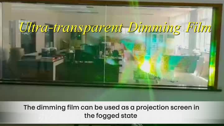 Filme de escurecimento de projeção ultra transparente