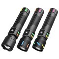 New High Power Rechargeable LED Flashlights with Plastic Zoom and Long Reach1