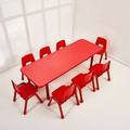 HDPE Kids Table and Chair Set for Kindergarten - Modern Assembling Cartoon Furniture1