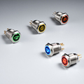 Langir 12V 24V LED Button Switch - On/Off Small Momentary Latching Waterproof IP67 Push Button Switches1