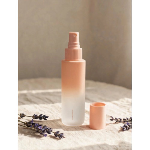 Frascos cosméticos e frascos de spray de plástico PET personalizados para cuidados com a pele