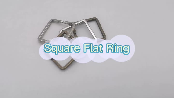 Quadratischer flacher Ring