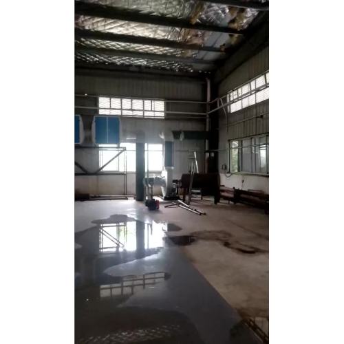 workshop of  waste tyre pyrolysis machine 