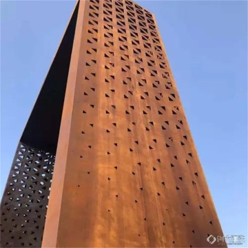 The performance of weathering steel plate after high temperature hardening