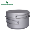 Boundless Voyage Ultralight Titanium Tableware Set for Camping and Hiking1