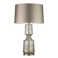 Royal Table Lamps: Online Customization Glass Bedside Lamp with Fabric Shade and E27 LED Bulb1