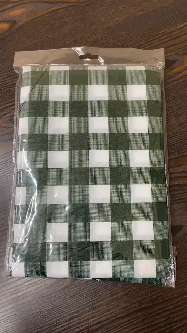 peva tablecloth with flannel back