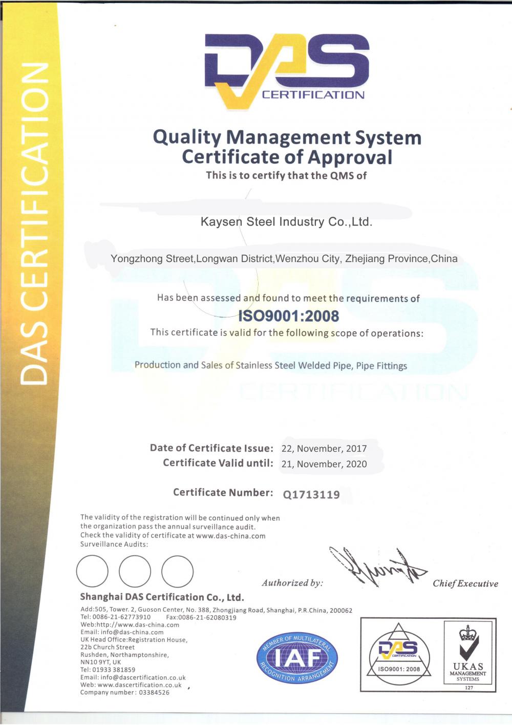 ISO 9001:2008